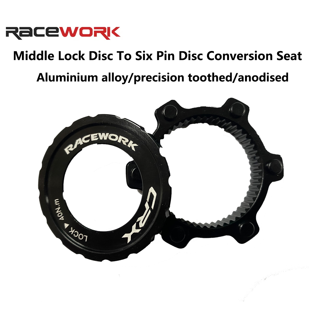 Cycling Zones - RACEWORK Centerlock To 6-Hole Adapter For