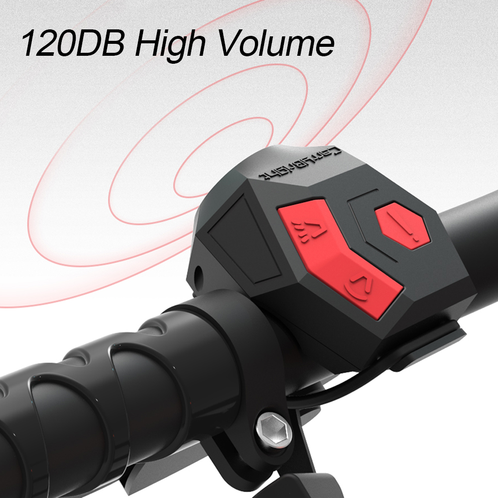 Bell Handlebar Ring - Bike Electronic Horn Bell USB Rechargeable