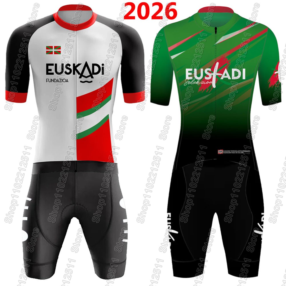 Cycling Commuter Clothing - Euskadi Team Cycling Jersey 2026 Set