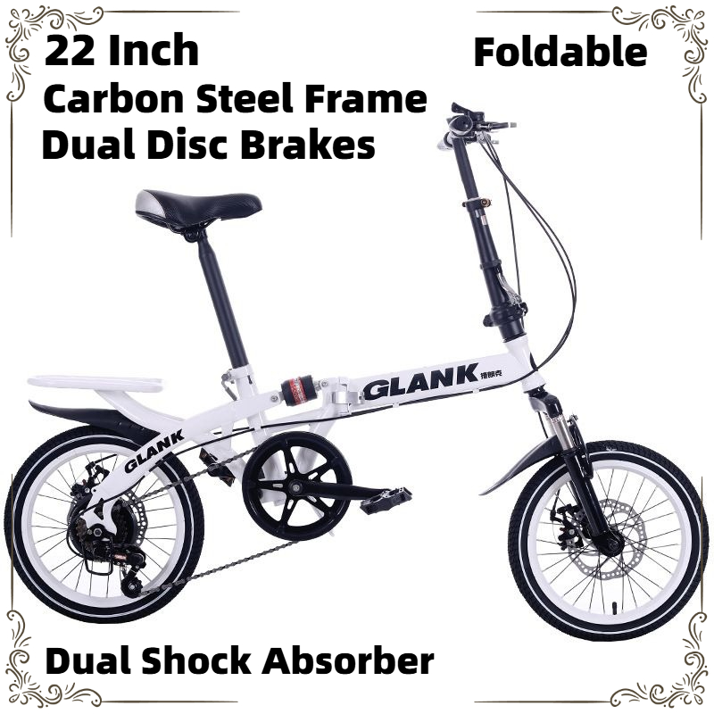 Cycling Commute Speed - 22 Inch Foldable Mini Commuter Bike
