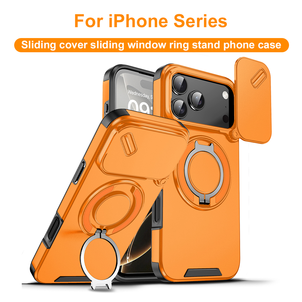 Kickstand Adjustable - Magnetic Ring Stand Case for Apple