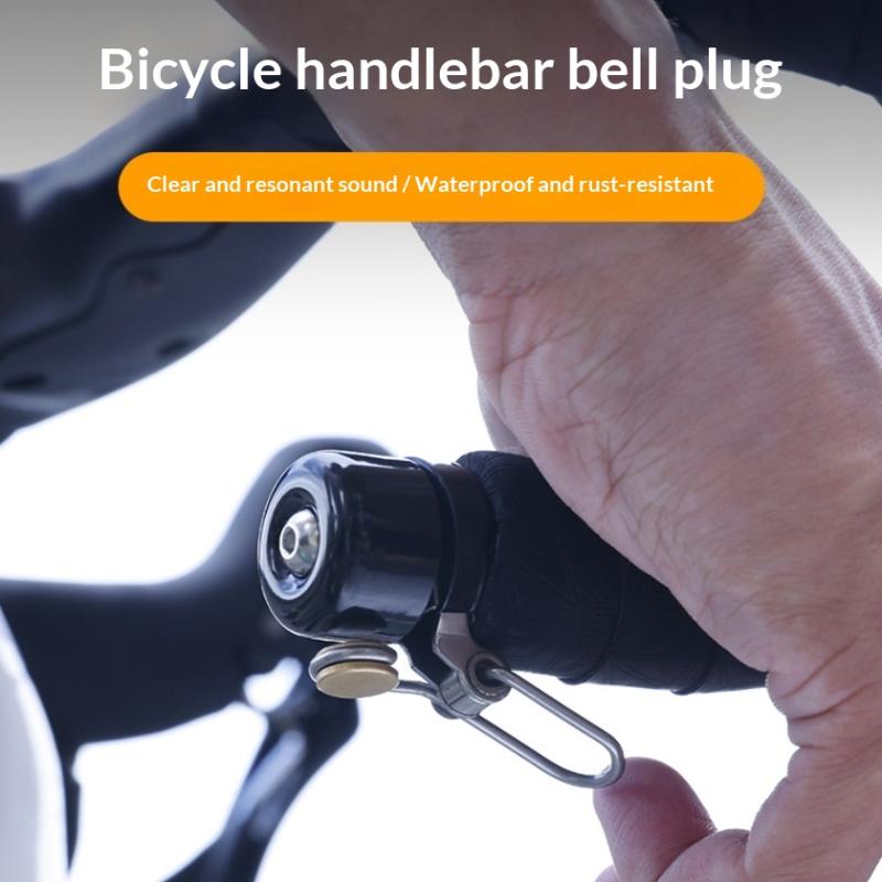 Bell Handlebar Ring - Bicycle Bell Curved Handlebar Plug Bell