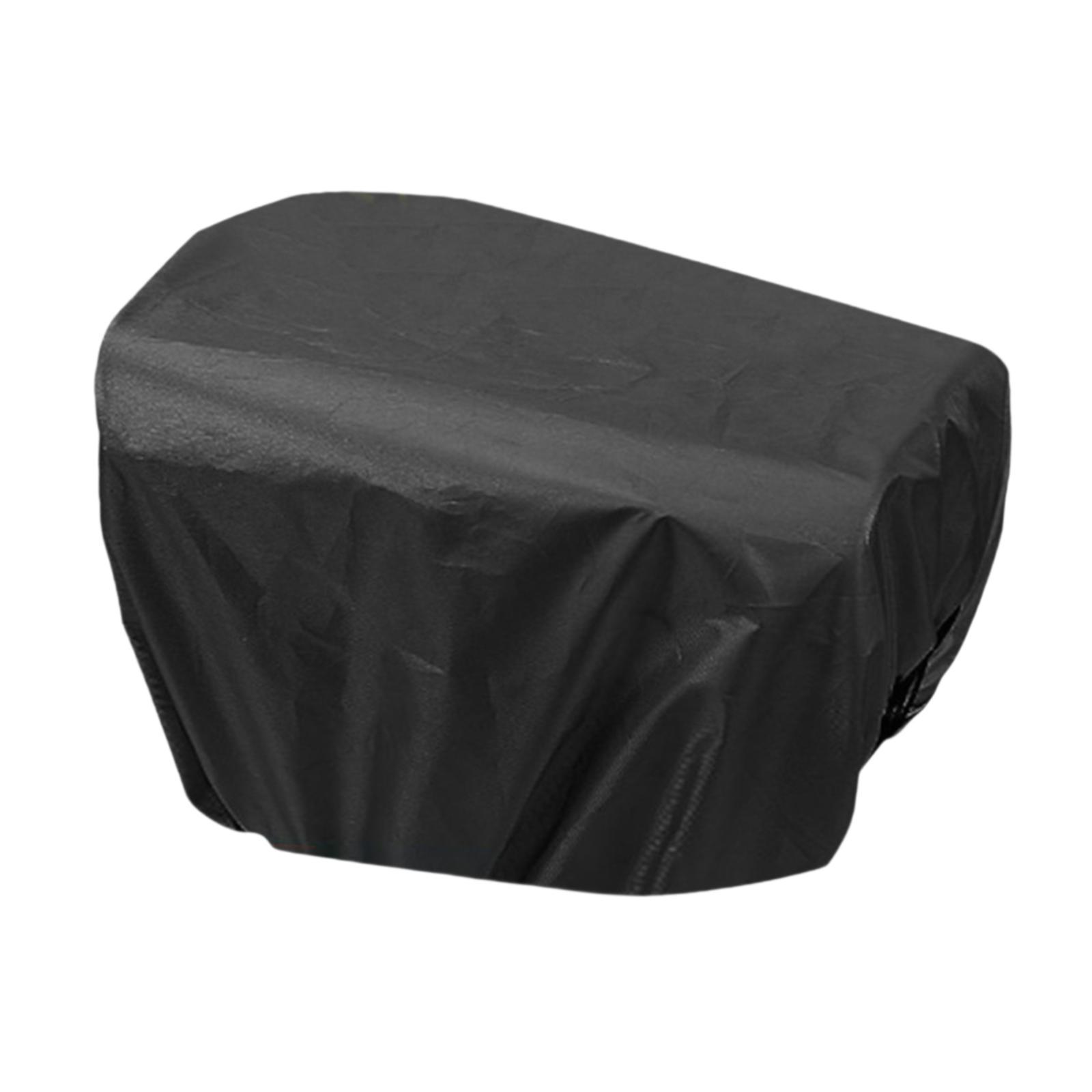 Cycling Commute Rain - Black Waterproof Bicycle Basket Rain Cover