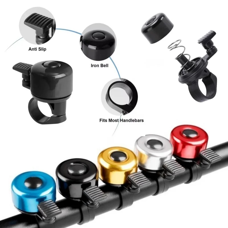 Bell Handlebar Ring - 1-5Pcs Bicycle Bell Aluminum Alloy Bike