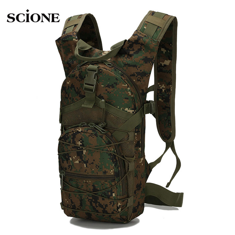 Cycling Commuter Backpack - 15L Molle Tactical Backpack 800D Oxford