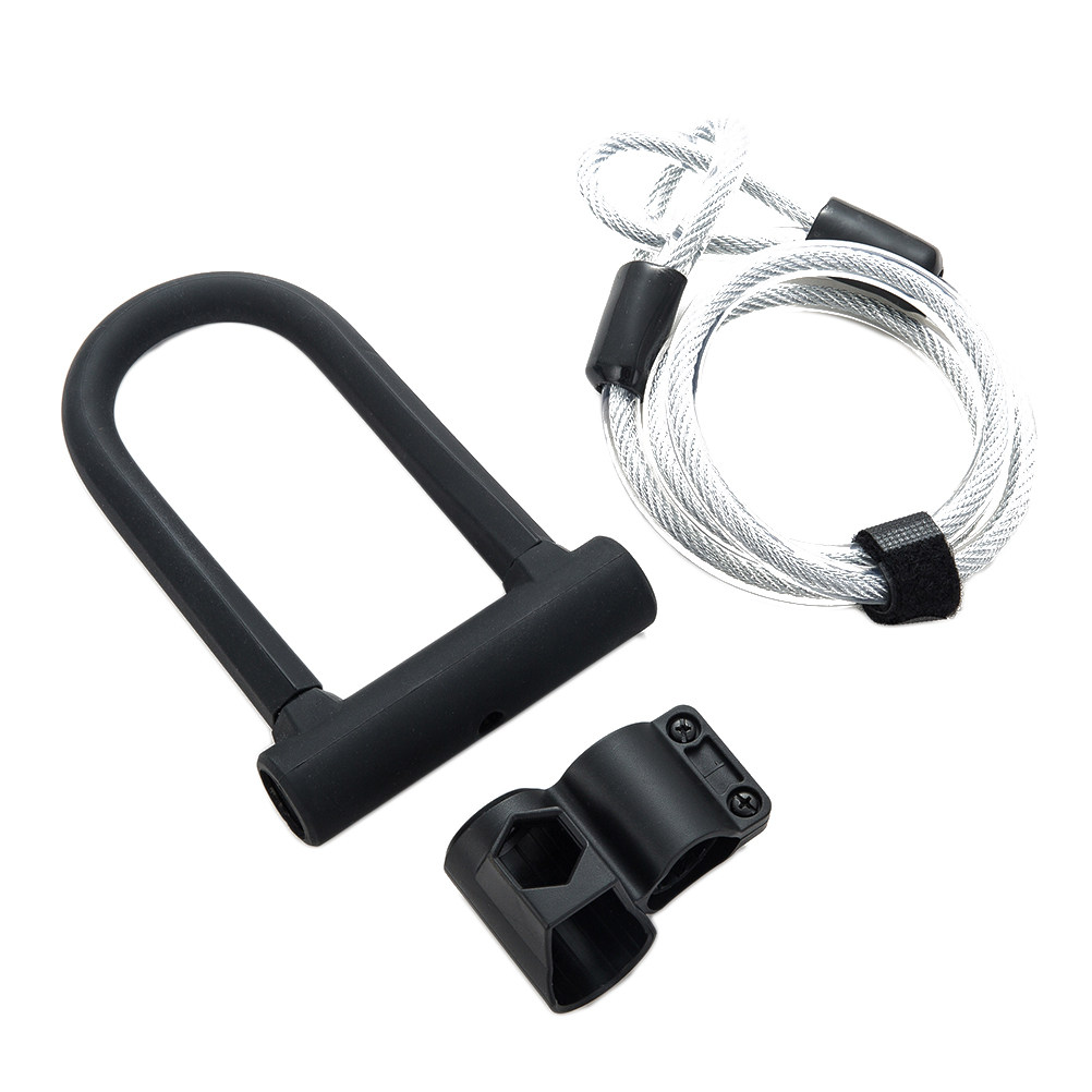 U Lock Heavy Duty - Heavy Duty Black Bike U Lock