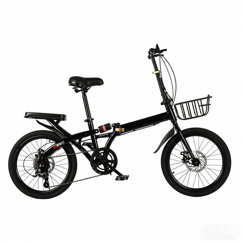 Commuting With Bike - 20Inch Folding Bike 7 Speed Adult