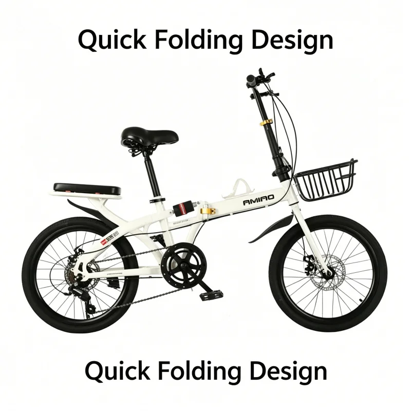 Commuting With Bike - White Spoke Wheel Rear Seat Frame