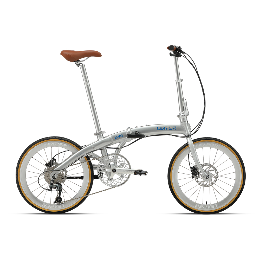 Commuting With Bike - Brown Leather New 451mm Aluminum Alloy