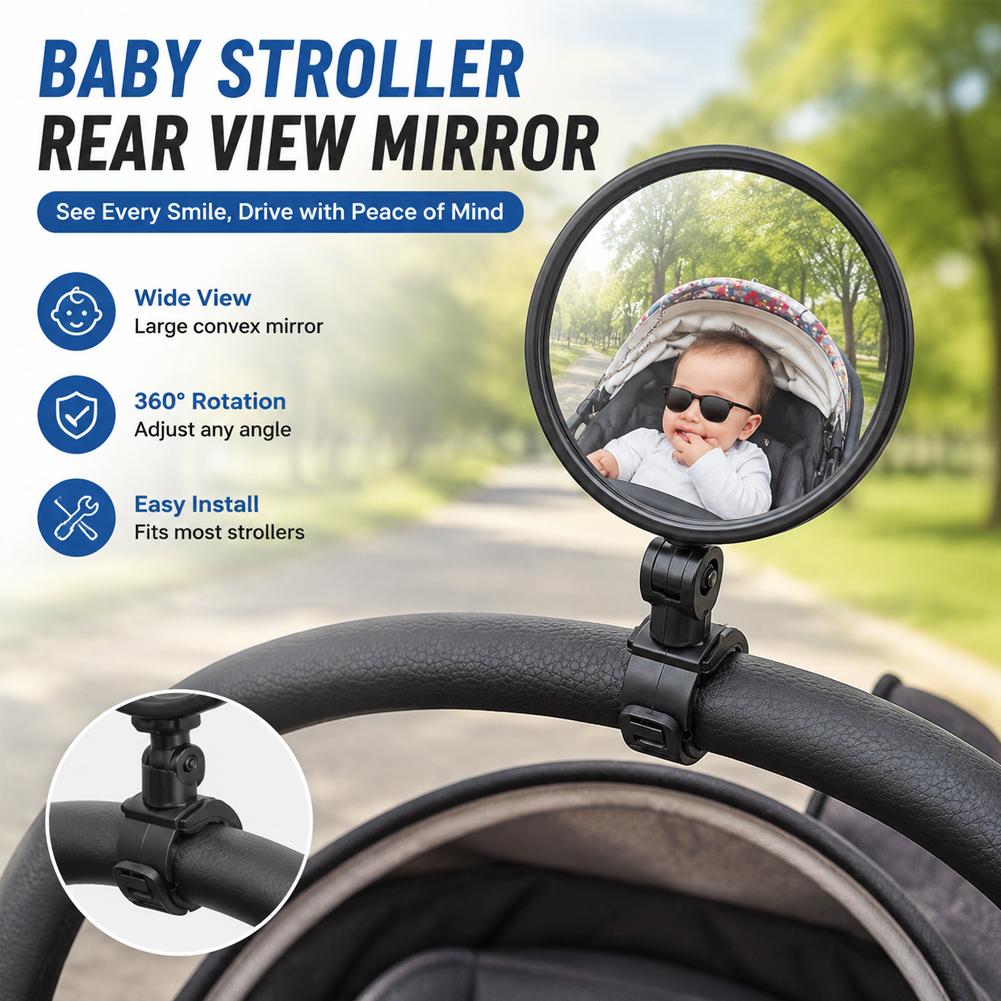 2Pcs Bike Mirror Adjustable Ha - Mirror Handlebar Convex recension och pris