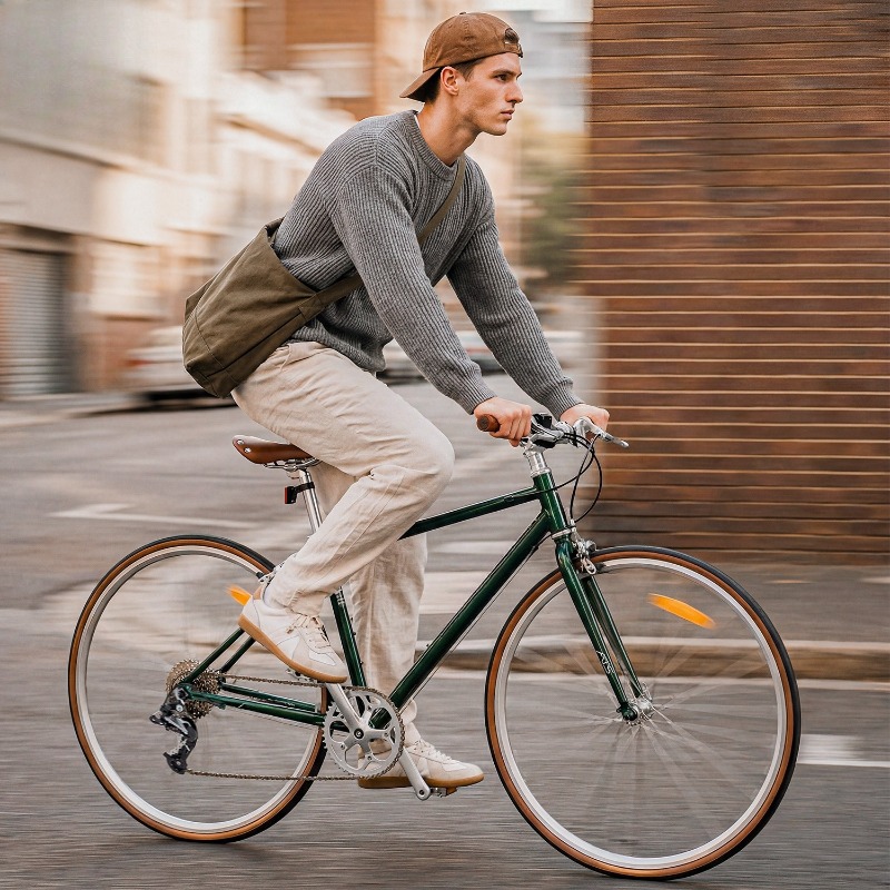 Bicycle flat handle road bike  - Cycling Commute Speed recension och pris