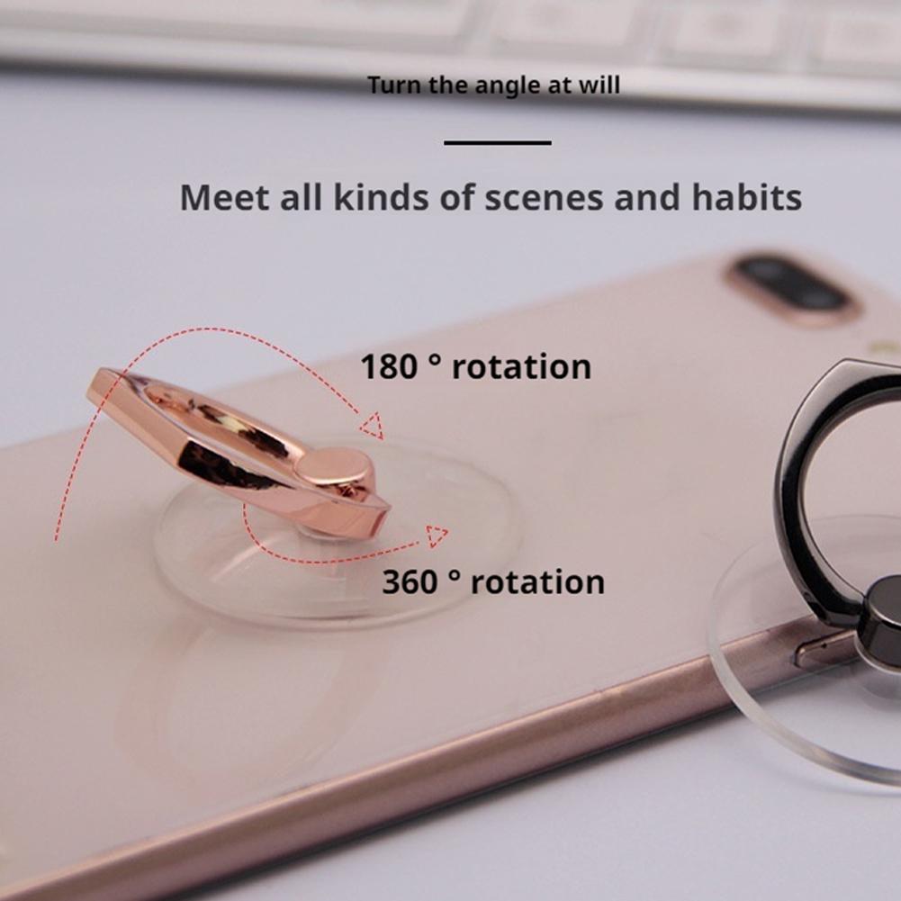 Transparent Cell Phone Ring Ho - Kickstand Adjustable recension och pris
