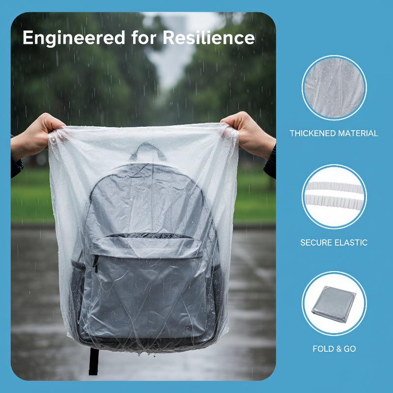 Disposable Backpack Rain Cover - Cycling Commute In Rain recension och pris