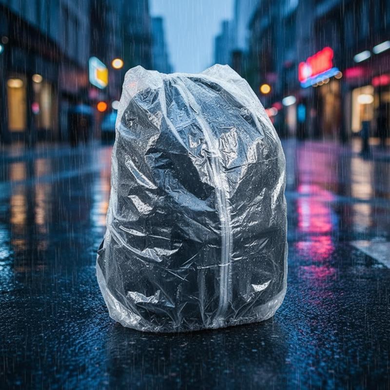 Disposable Backpack Rain Cover - Cycling Commute In Rain recension och pris