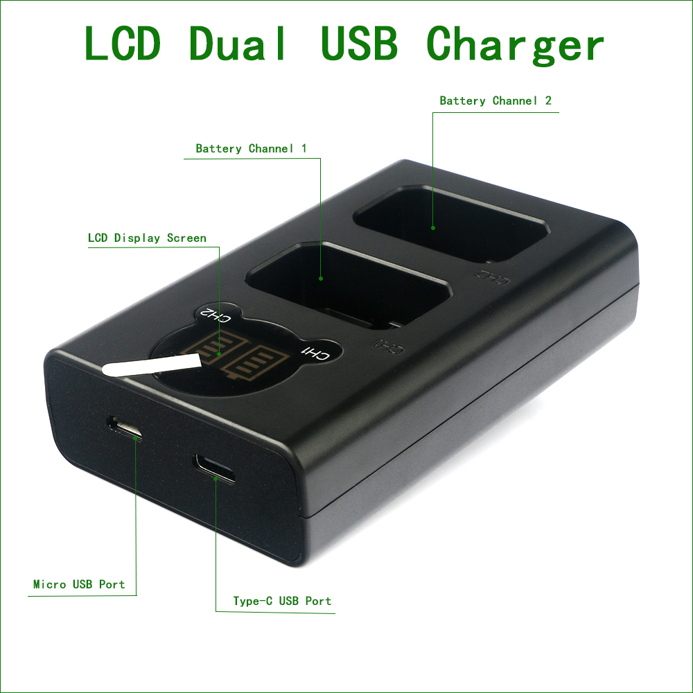BP-51 BP51 Dual USB Battery Ch - Usb Charger Dynamo recension och pris