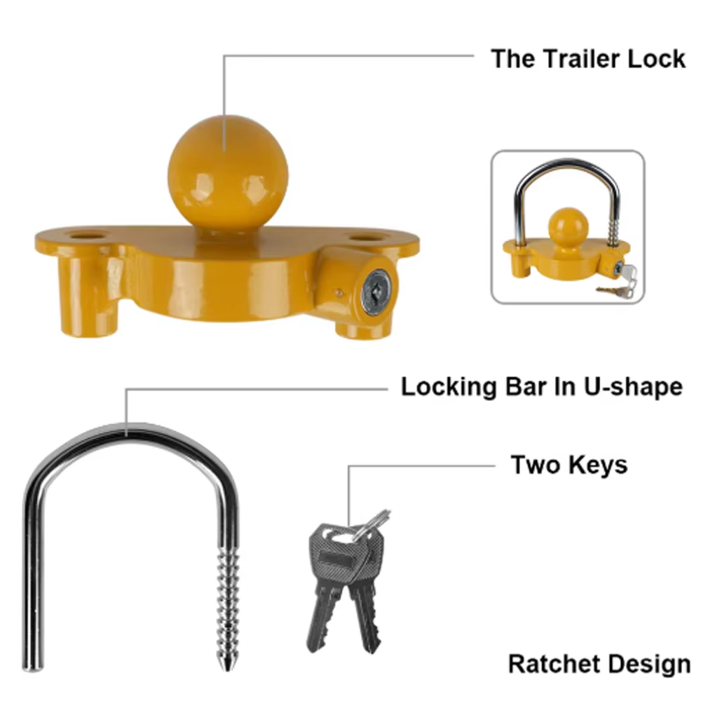 Heavy Duty Trailer Hitch Lock  - U Lock Heavy Duty recension och pris