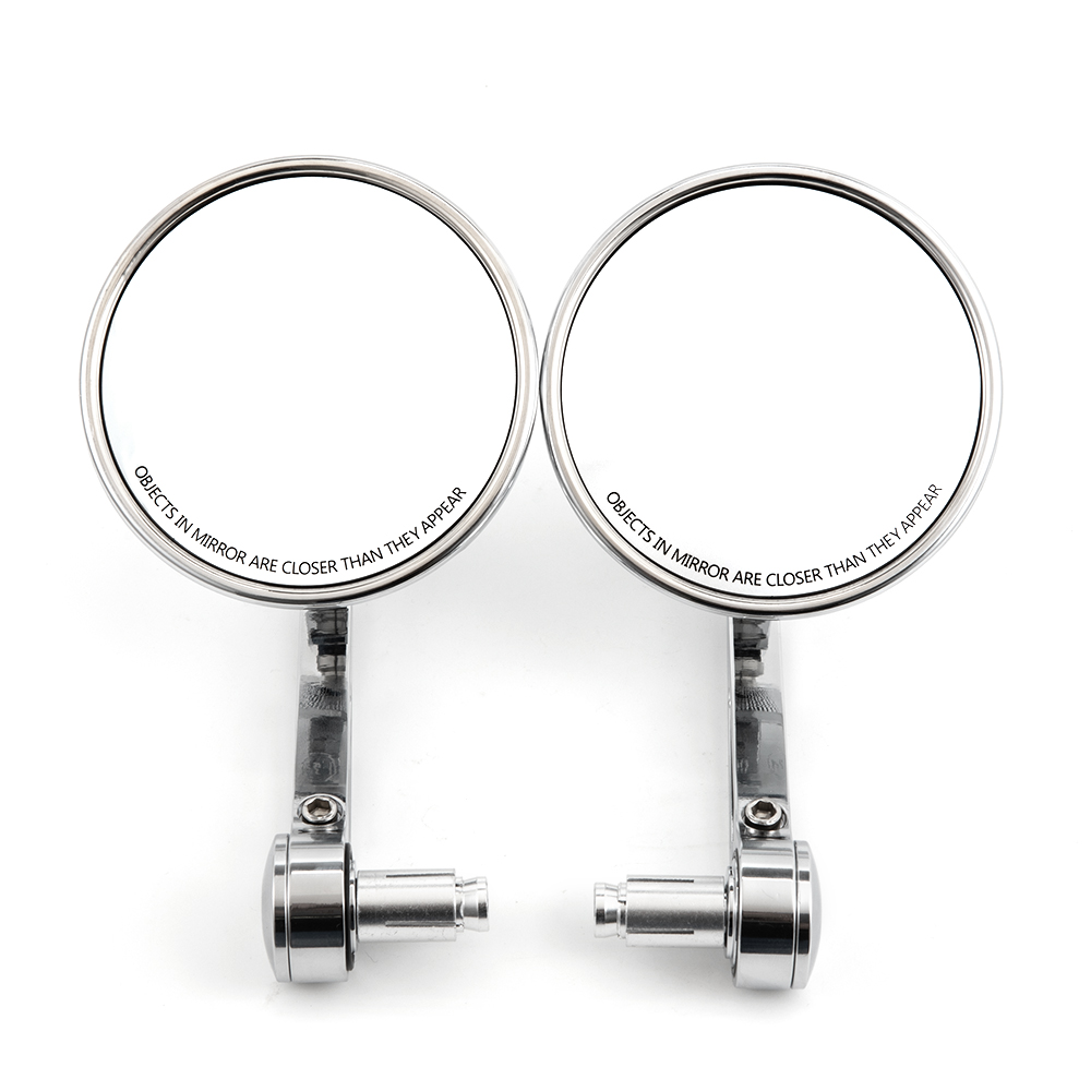Evomosa Motorcycle Chrome Conv - Mirror Handlebar Convex recension och pris
