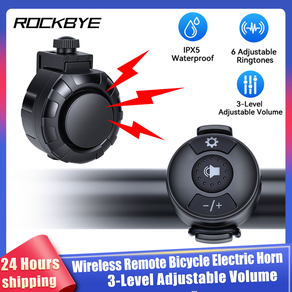Rockbye Bike Electric Bell Rec - Bell Handlebar Ring recension och pris