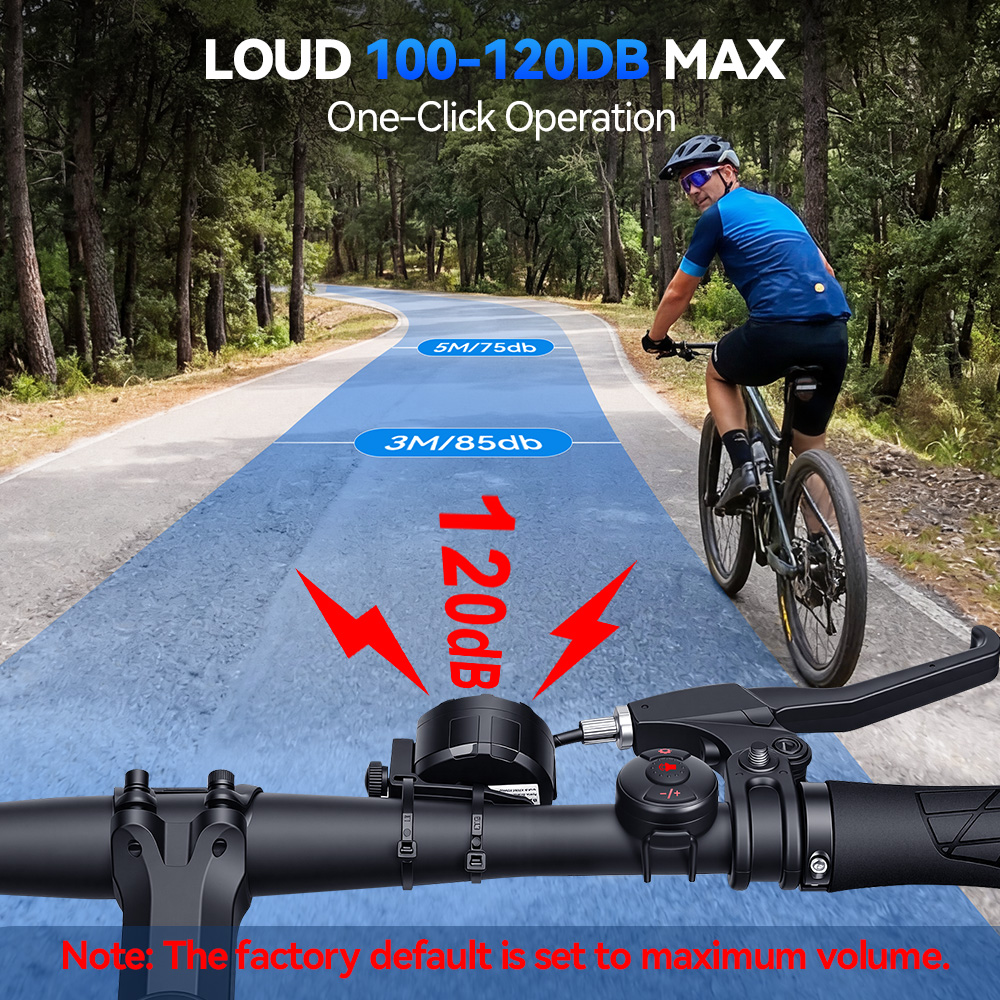 Rockbye Bike Electric Bell Rec - Bell Handlebar Ring recension och pris