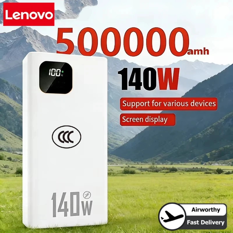 Lenovo 140W 500000mAh Ultra Ca - Usb Charger Dynamo recension och pris