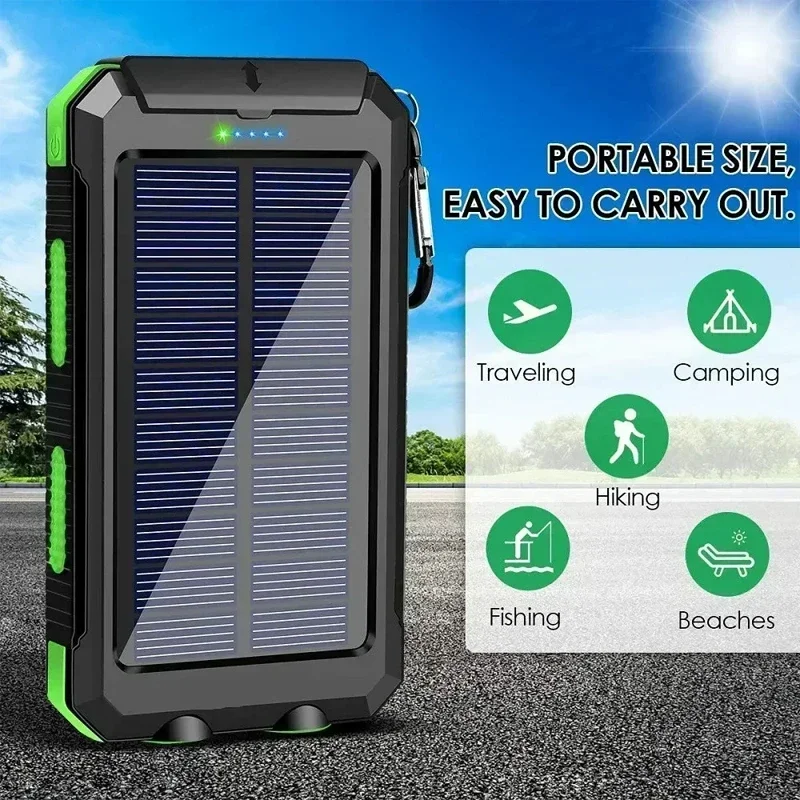 Lenovo 50000mAh Solar Power Ba - Usb Charger Dynamo recension och pris