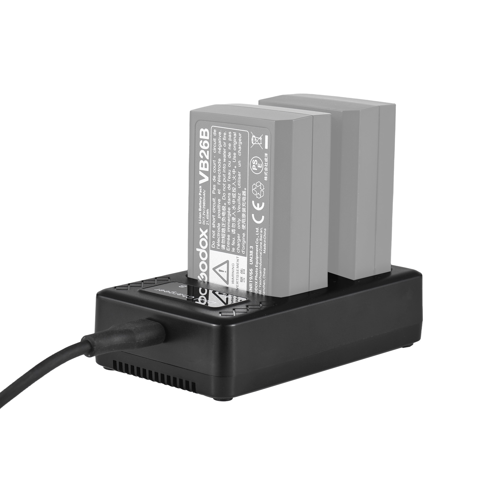 Portable 2-slot Battery Charge - Usb Charger Dynamo recension och pris