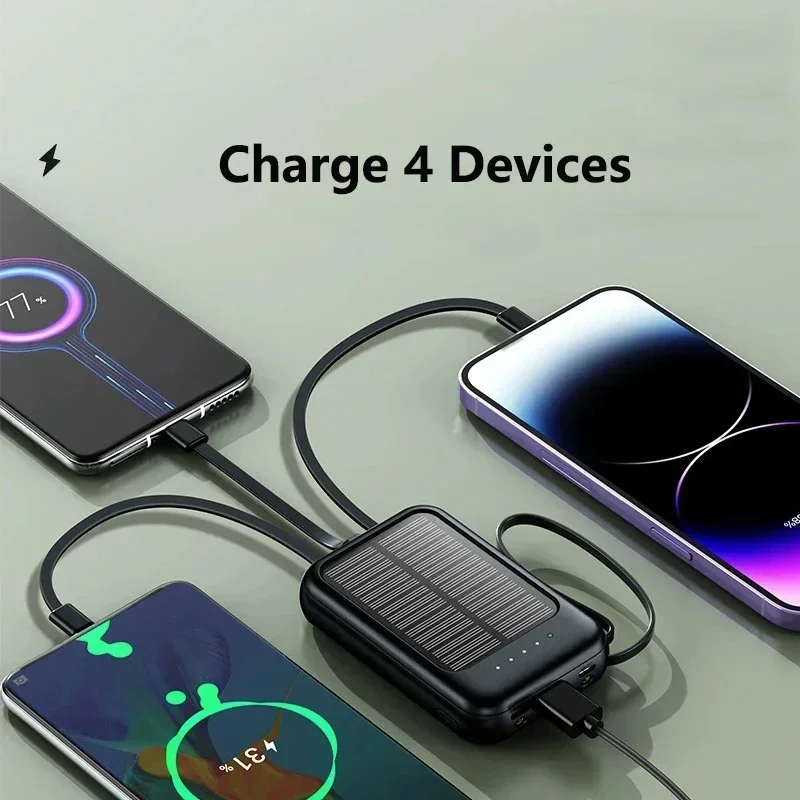 Power bank 50000mah Solar Powe - Usb Charger Dynamo recension och pris