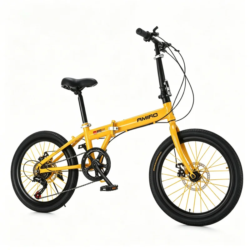 20 Inch Yellow Spoke Wheel Fol - Commuting With Bike recension och pris