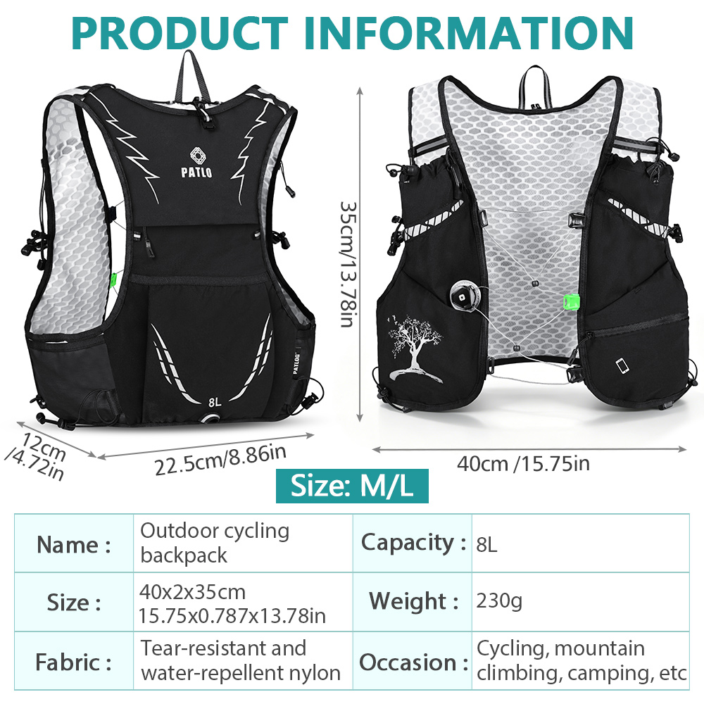 2026 New 8L Outdoor Trail Runn - Cycling Commuter Backpack recension och pris