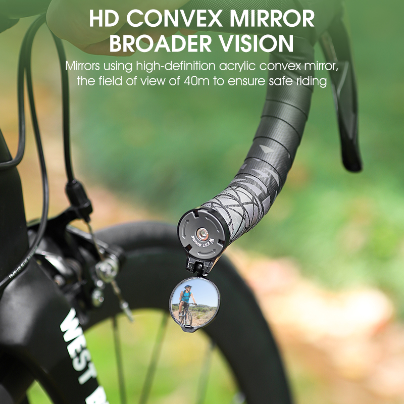 WEST BIKING Bicycle Rearview M - Mirror Handlebar Convex recension och pris