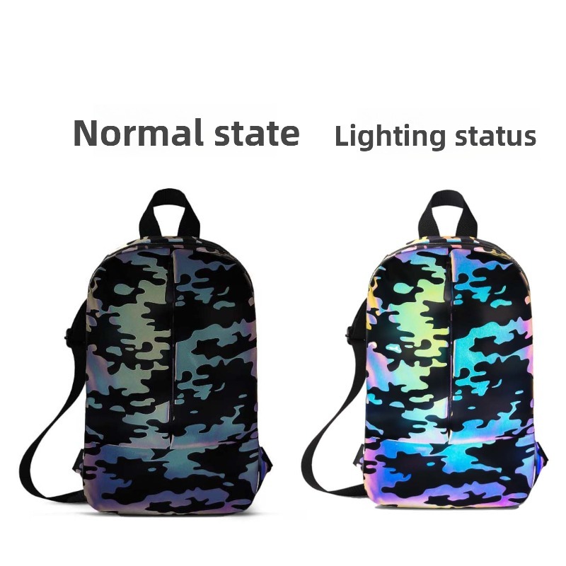 Reflective Crossbody Bag Multi - Cycling Commuter Backpack recension och pris