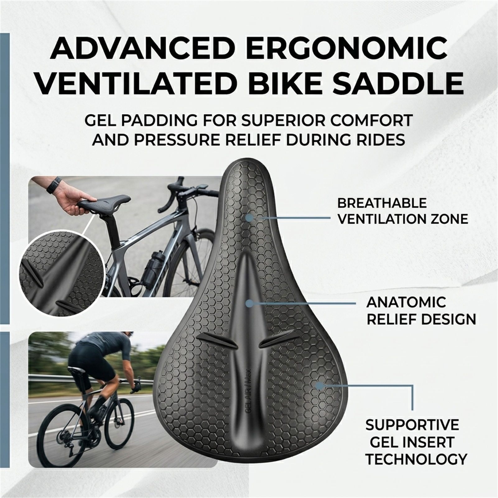 Silicone Bicycle Seat Cover Th - Commuting With Bike recension och pris