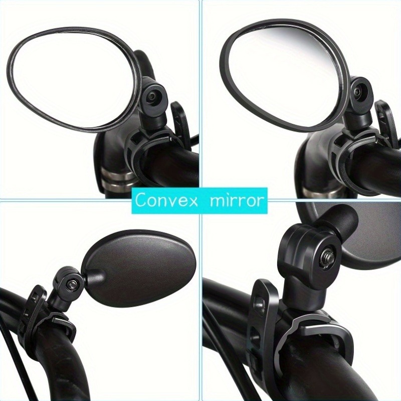 1/2PCS  Bike Mirrors, Acrylic  - Mirror Handlebar Convex recension och pris