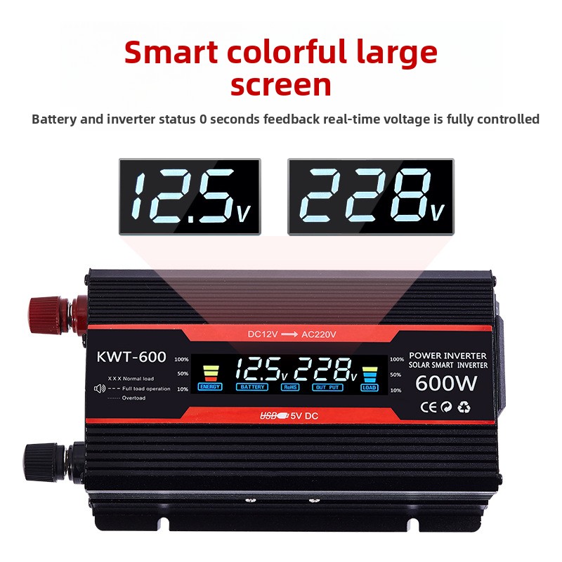 Inverter 12v 220v Solar Invert - Usb Charger Dynamo recension och pris
