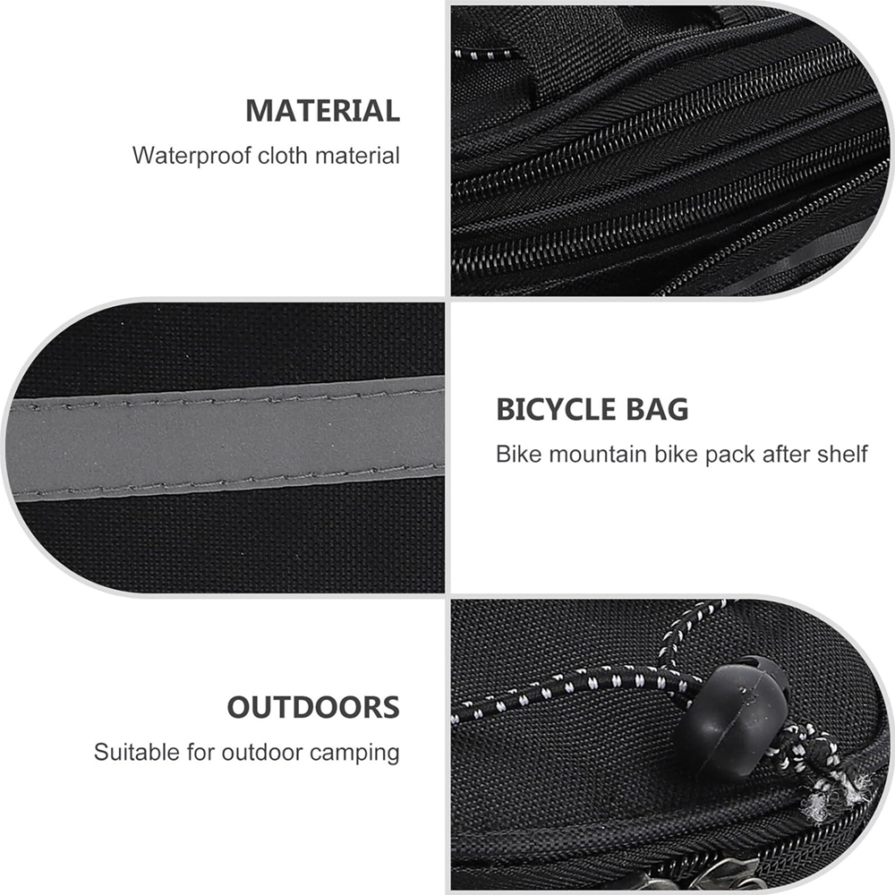 1pcs Bicycle Trunk Bag Bike Re - Cycling Commute Rain recension och pris