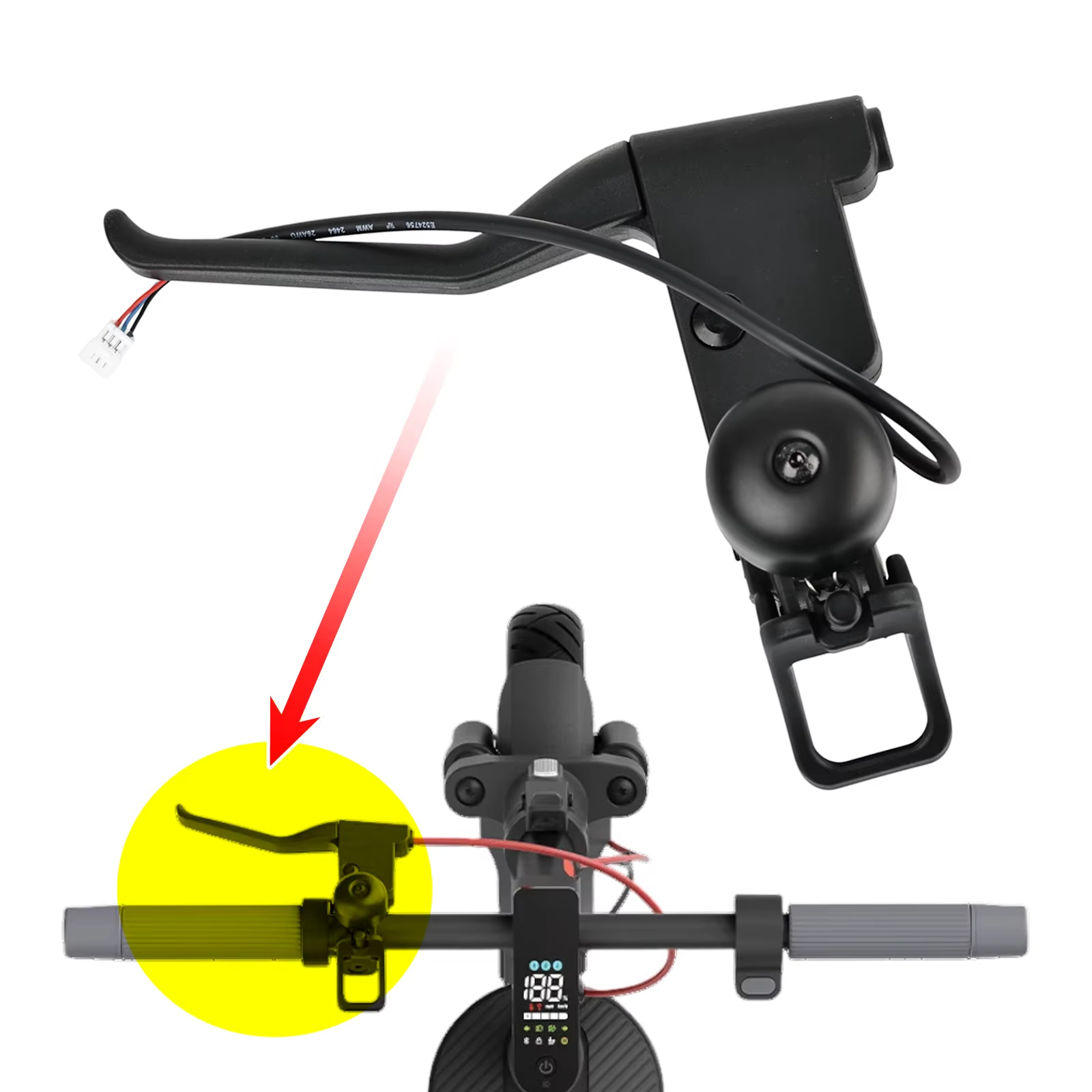 Brake Lever For Xiaomi 5 / 5 M - Bell Handlebar Ring recension och pris