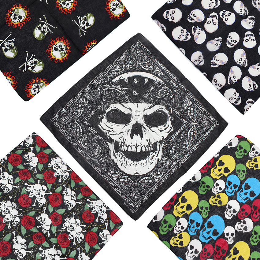 Skull Bandana Square Scarf 100 - Cycling Zones recension och pris