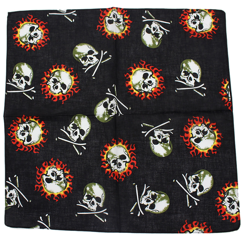 Skull Bandana Square Scarf 100 - Cycling Zones recension och pris