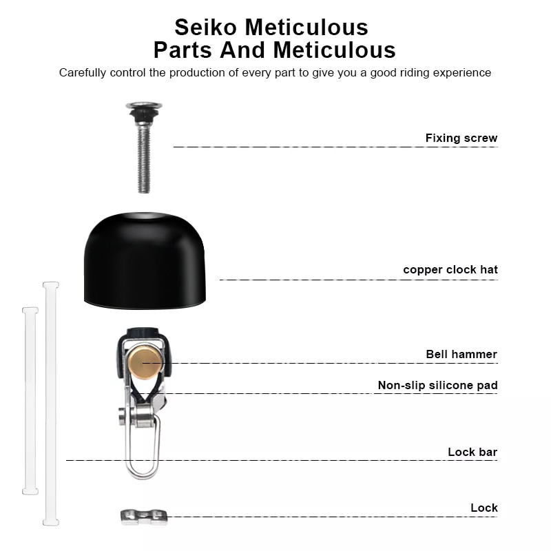 Bicycle Bell Retro Classical C - Bell Handlebar Ring recension och pris