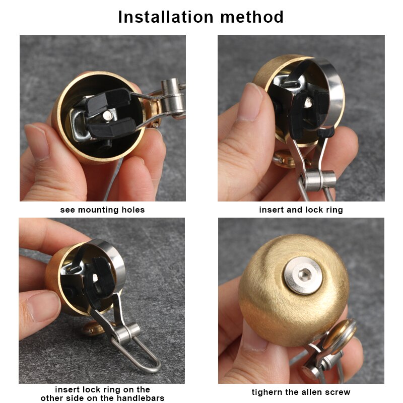 Bicycle Bell Retro Classical C - Bell Handlebar Ring recension och pris