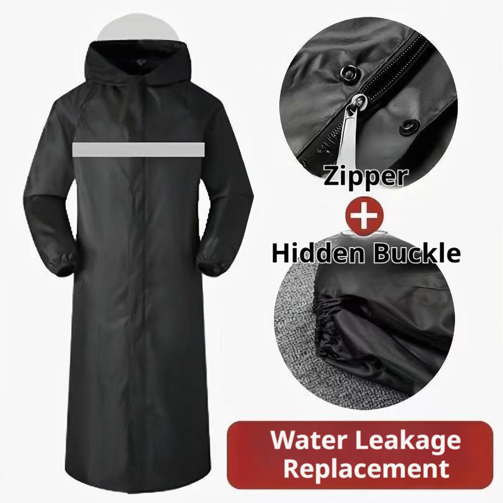 Waterproof Hooded Rain Poncho, - Cycling Commute Rain recension och pris