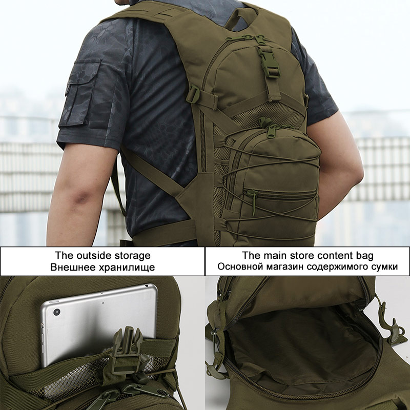 15L Molle Tactical Backpack 80 - Cycling Commuter Backpack recension och pris