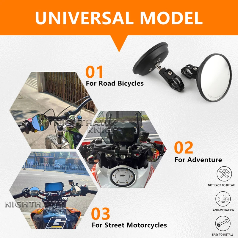 For HONDA CB650R CB 650R CB 65 - Mirror Handlebar Convex recension och pris