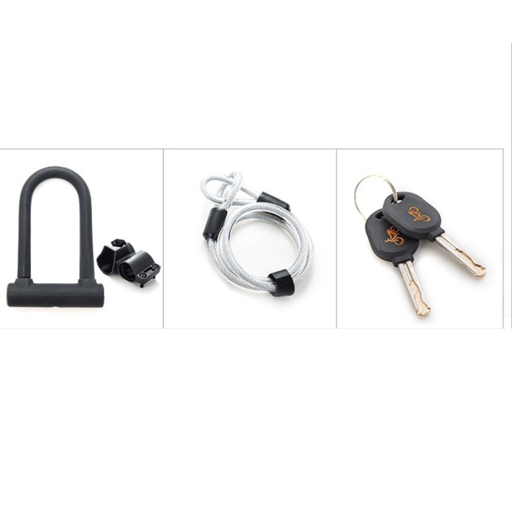 Heavy Duty Black Bike U Lock S - U Lock Heavy Duty recension och pris