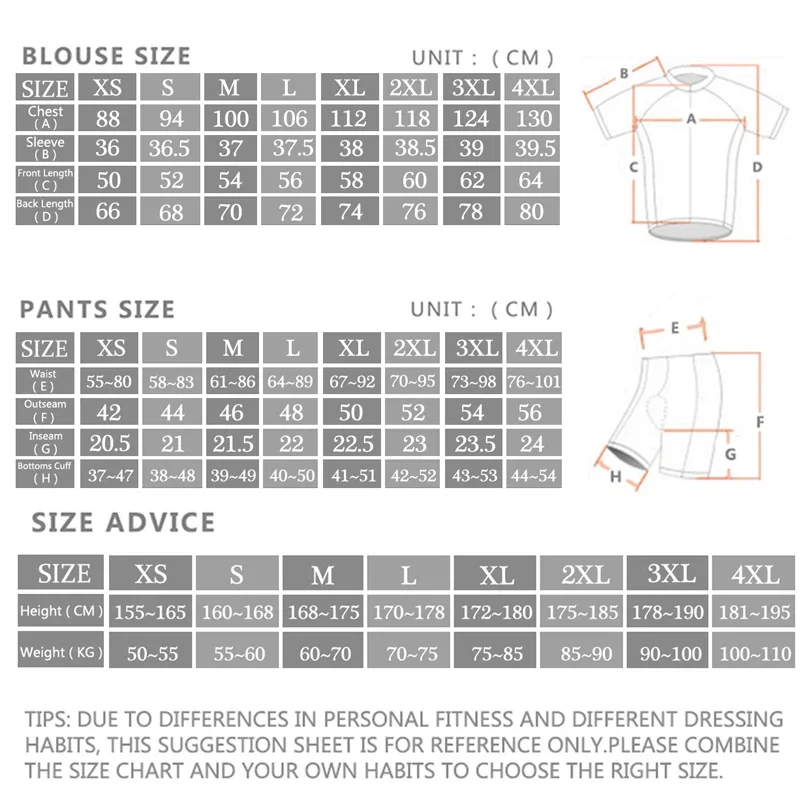 -Pro Cycling Jersey Set, Sport - Cycling Commuter Clothing recension och pris
