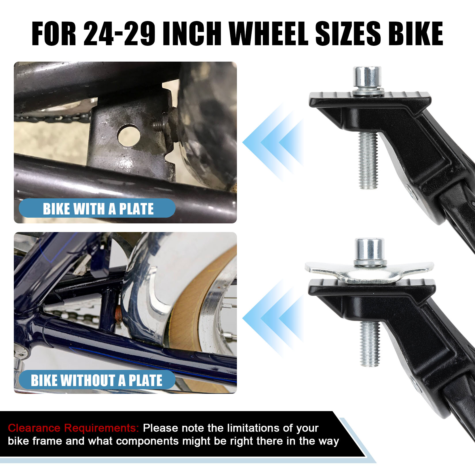 Center Mount Bike Kickstand 24 - Cycling Zones recension och pris