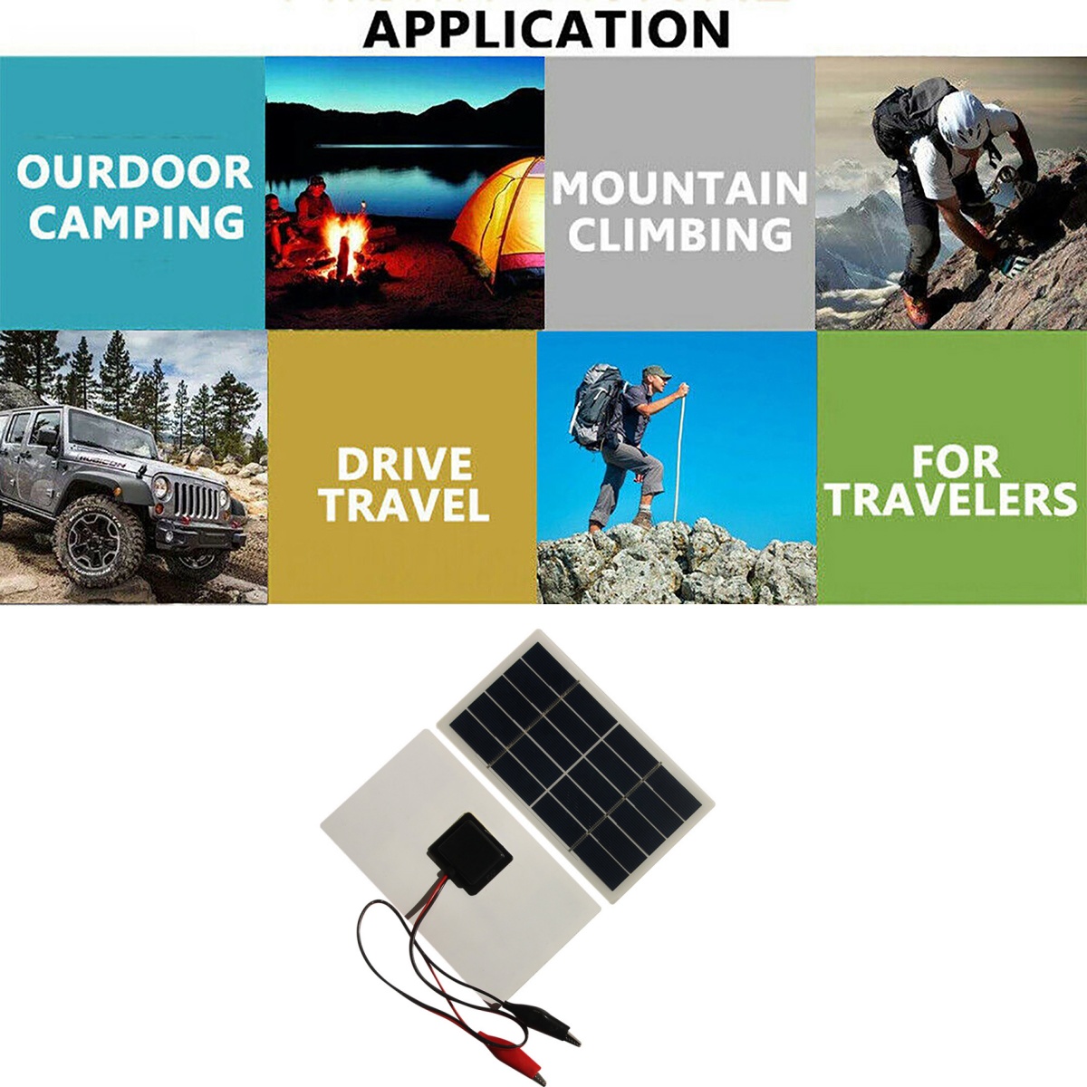 Wholesale Mini Solar Panel 5V  - Usb Charger Dynamo recension och pris