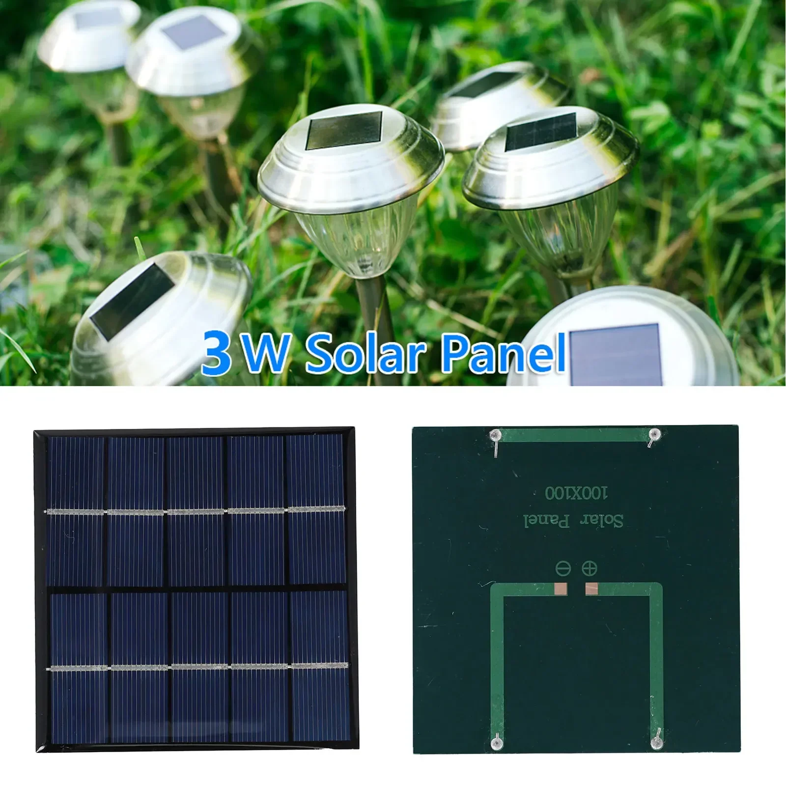 Solar Panel 3W 5V Solar Board  - Usb Charger Dynamo recension och pris