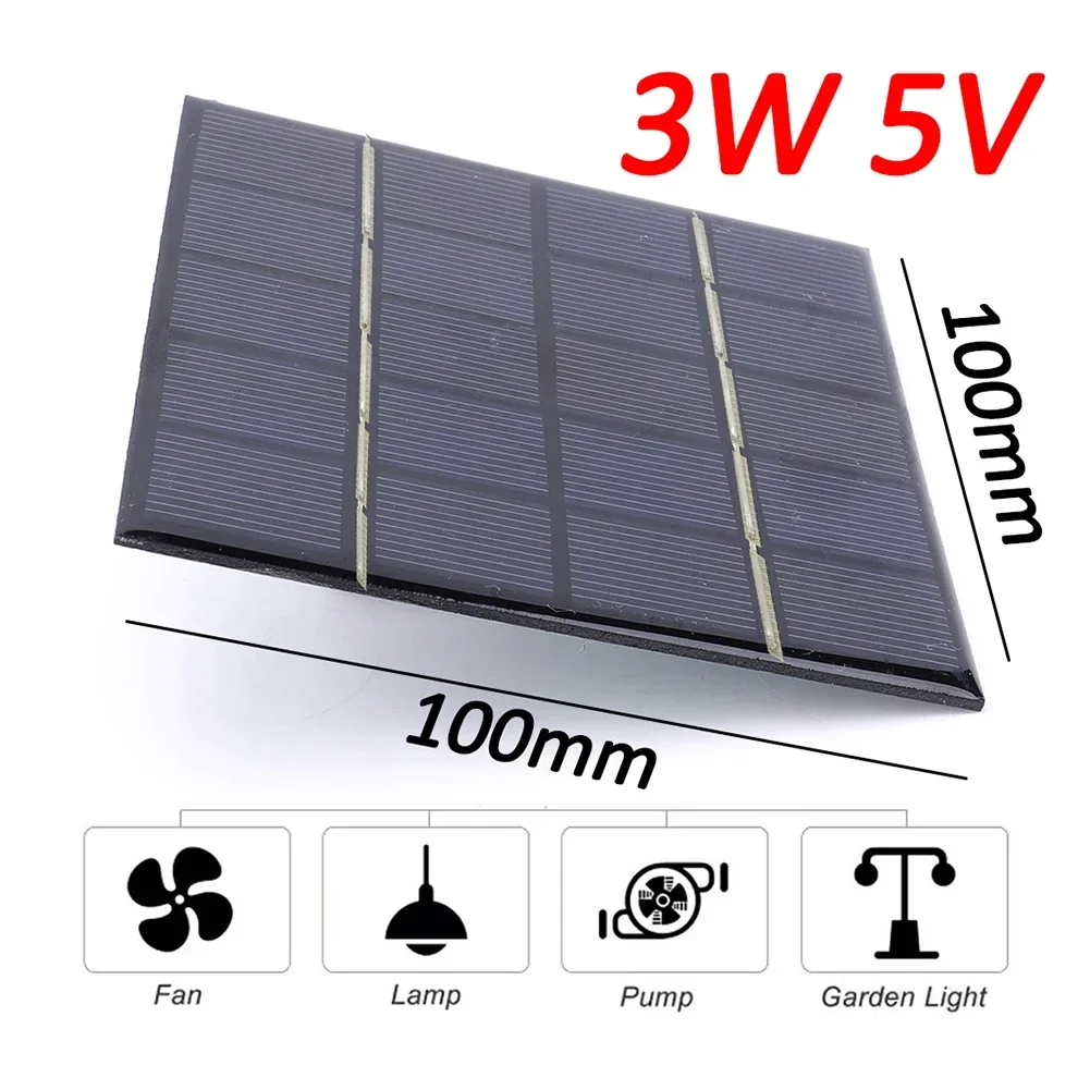 Solar Panel 3W 5V Solar Board  - Usb Charger Dynamo recension och pris