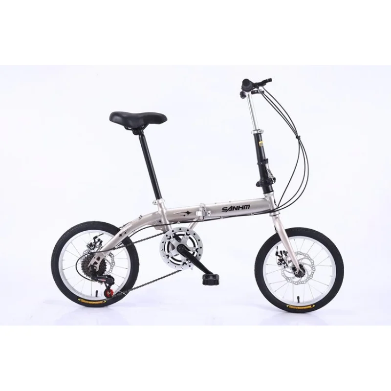 16 Inch Folding Bicycle 6 Spee - Cycling Commute Speed recension och pris
